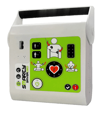smarty face défibrillateur grand public
