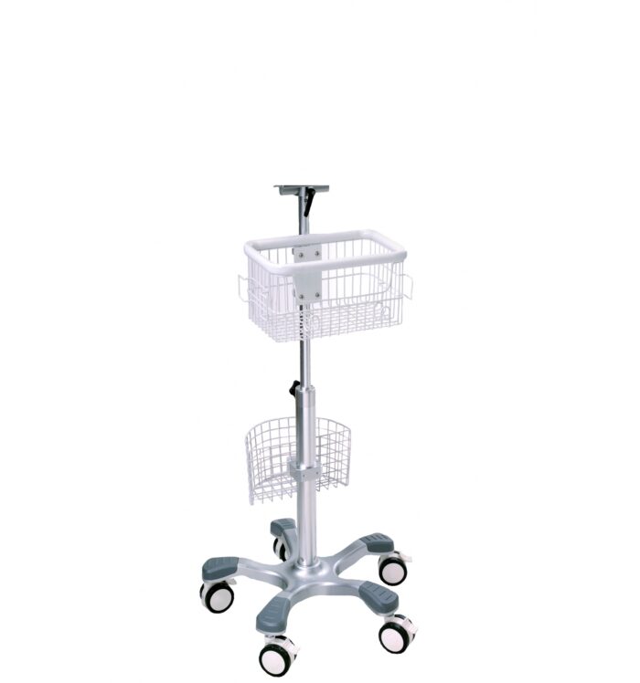Chariot à roulette moniteur patient EDAN