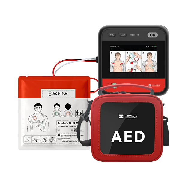 Défibrillateur semi-automatique avec écran HeartSave myPAD – Primedic – Image 2